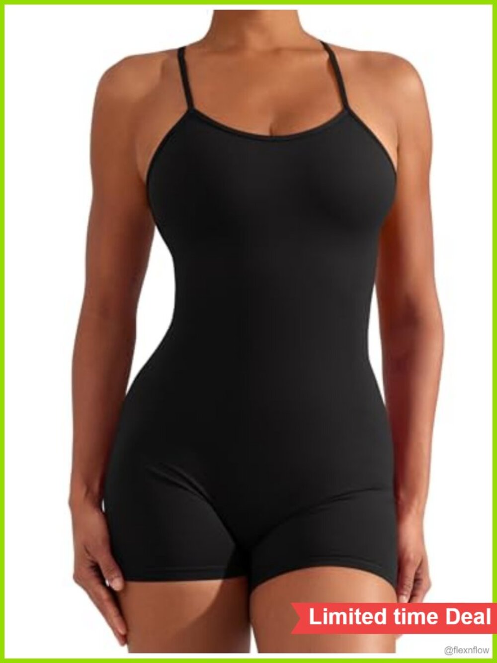 YEOREO CoreFlex Women Backless Workout Jumpsuit One Piece Yoga Romper